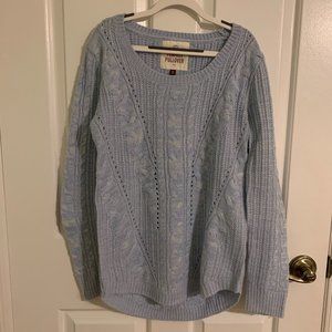 SO Blue Knit Perfect Pullover Sweater